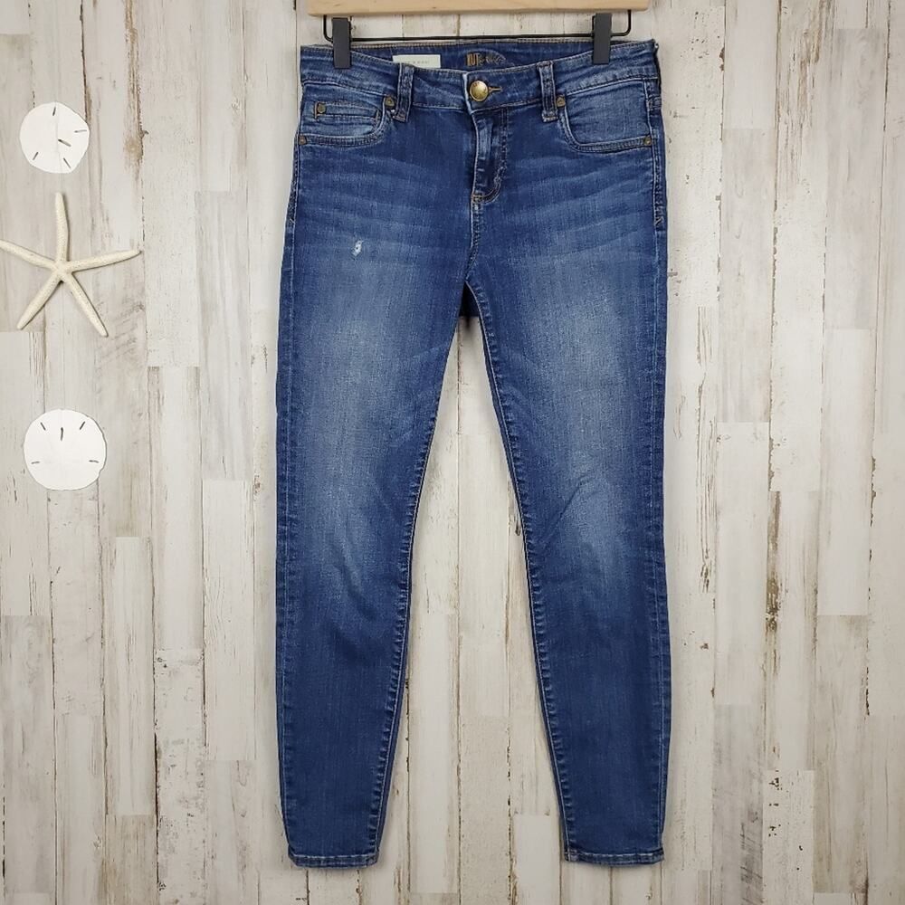 Kut from the Kloth Toothpick Skinny Denim Jeans Blue Size 2s
